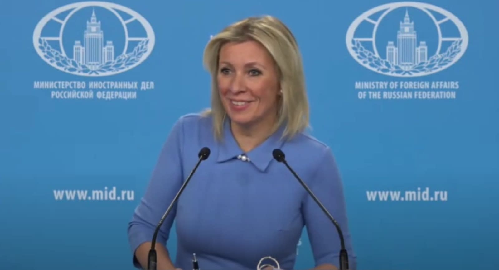 Maria Zaharova, ironii la adresa lui Emmanuel Macron, după incidentul cu soția lui: „Poate a fost mâna Kremlinului?”