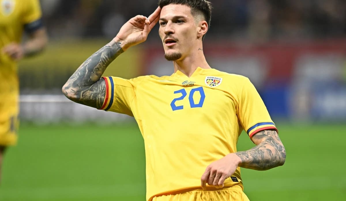 Dennis Man, mulțumit de prestația contra Ciprului. Foto Sportpictures