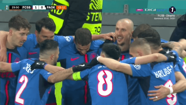 Juri Cisotti a deschis scorul în FCSB - PAOK! Roș-albaștrii, în avantaj Juri Cisotti a deschis scorul în FCSB - PAOK! Roș-albaștrii, în avantaj