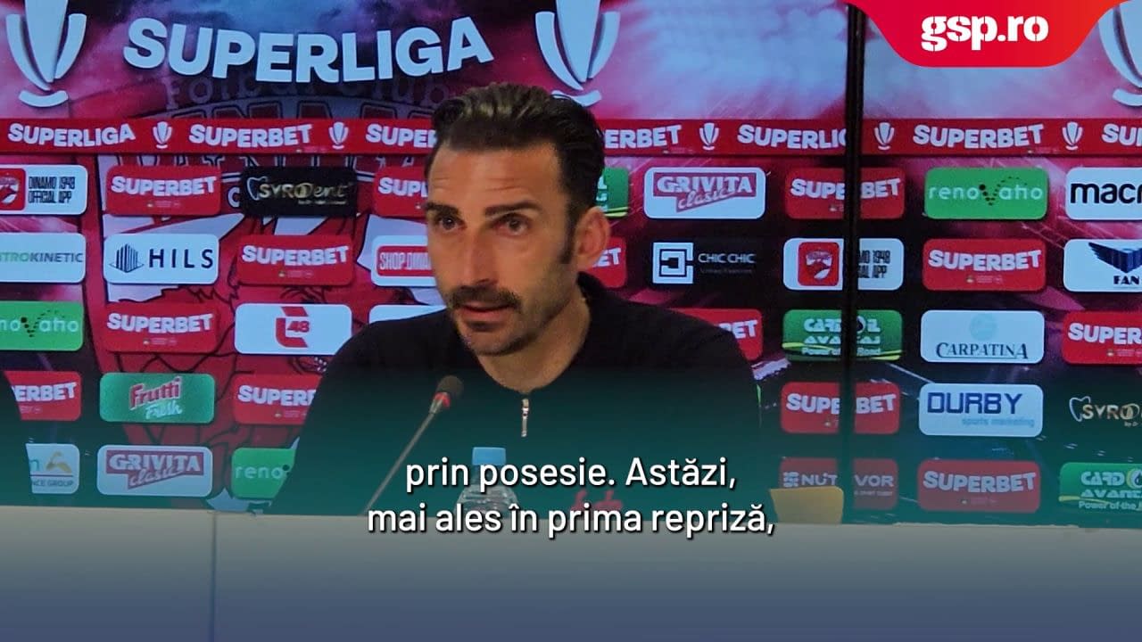 Elias Charalambous, bucuros pentru punctele obținute din Derby de România: „A fost un meci foarte dificil pentru noi, mai ales atunci când echipa adversă marchează prima!”