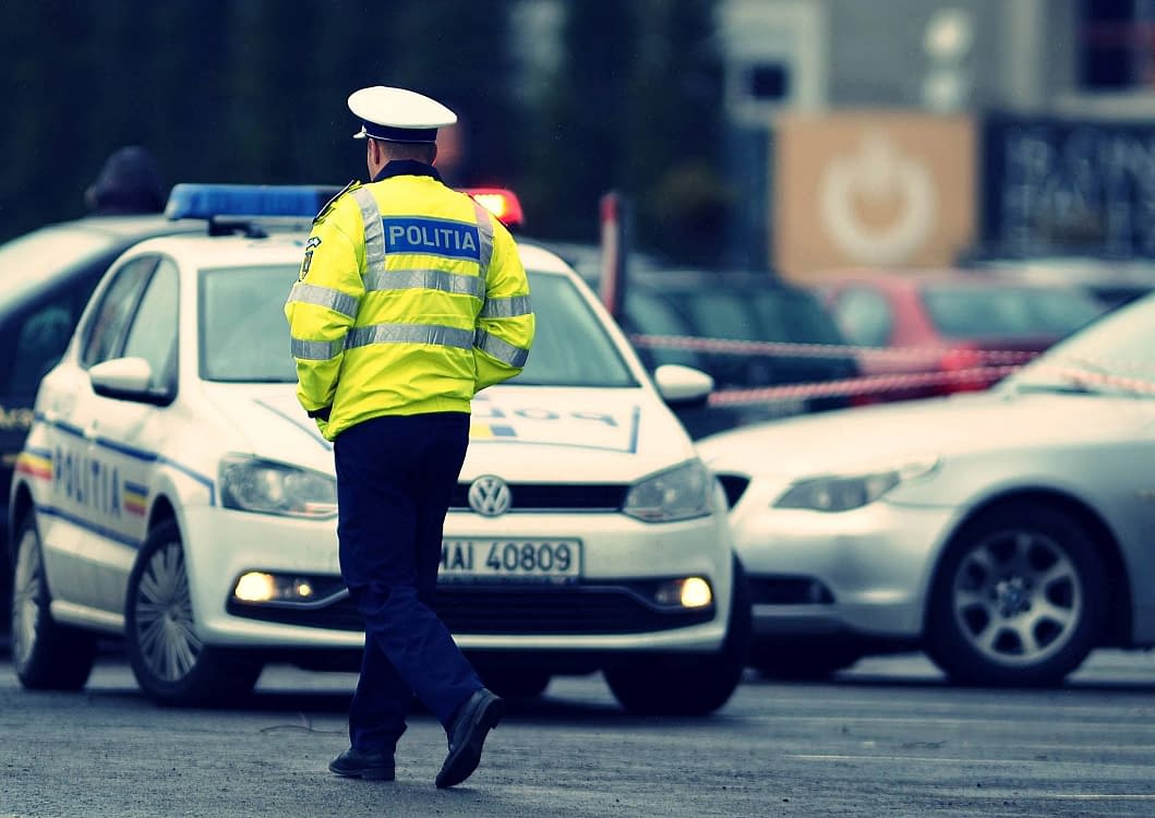 politist in trafic