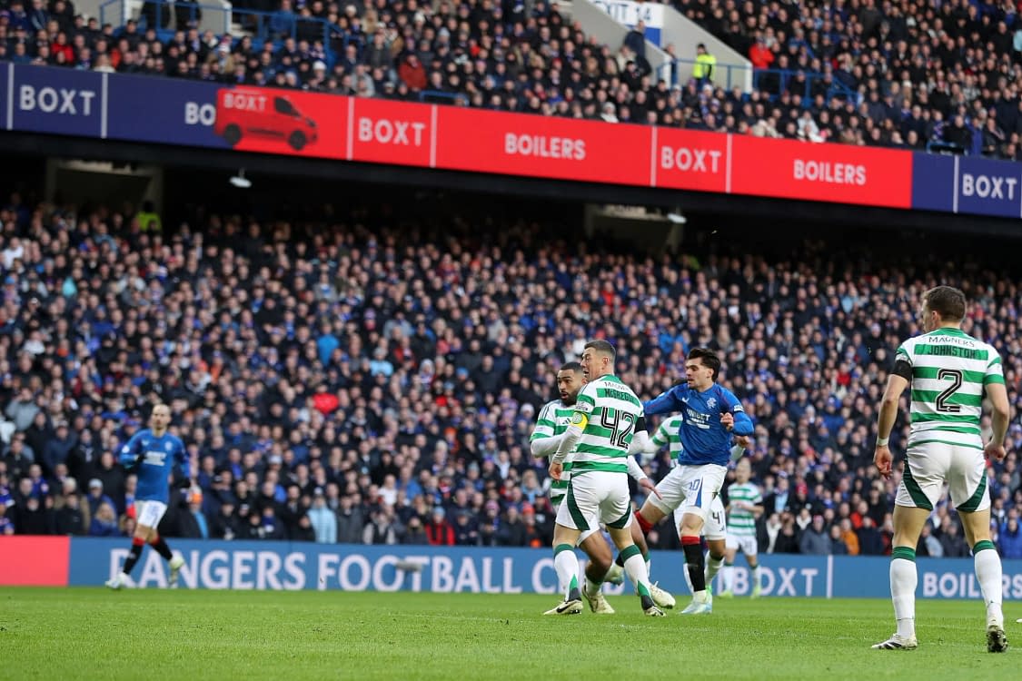 Execuția de la golul lui Ianis   FOTO Facebook FC Glasgow