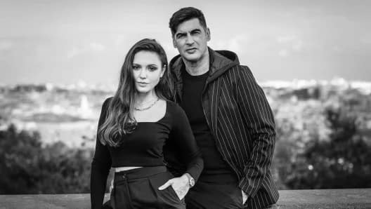 Paulo Fonseca și partenera din Ucraina