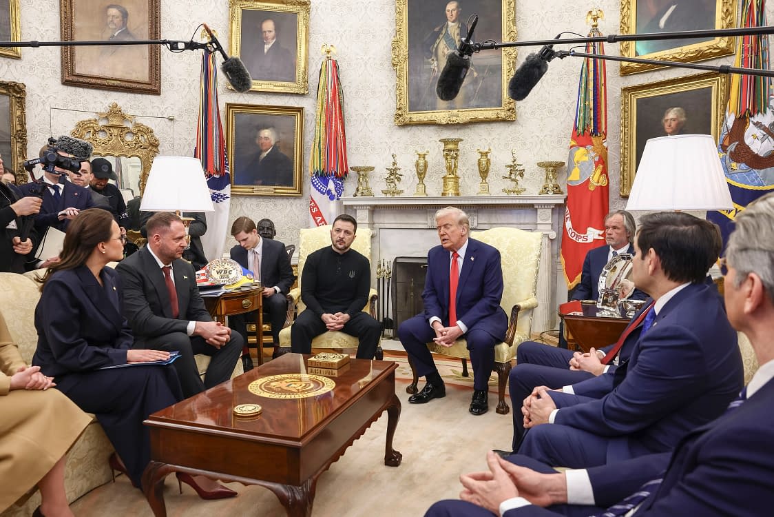 Întâlnirea dintre Donald Trump și Volodimir Zelenski s-a încheiat neașteptat FOTO: EPA-EFE 