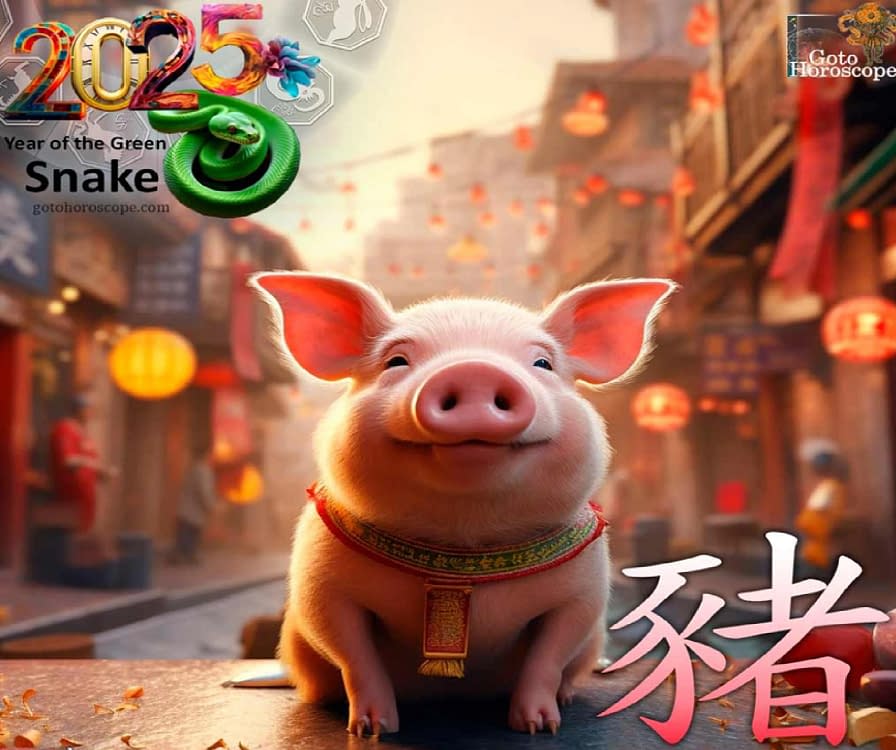 Nativul Porc în Anul Șarpelului de Lemn 2025 Foto goto horoscope