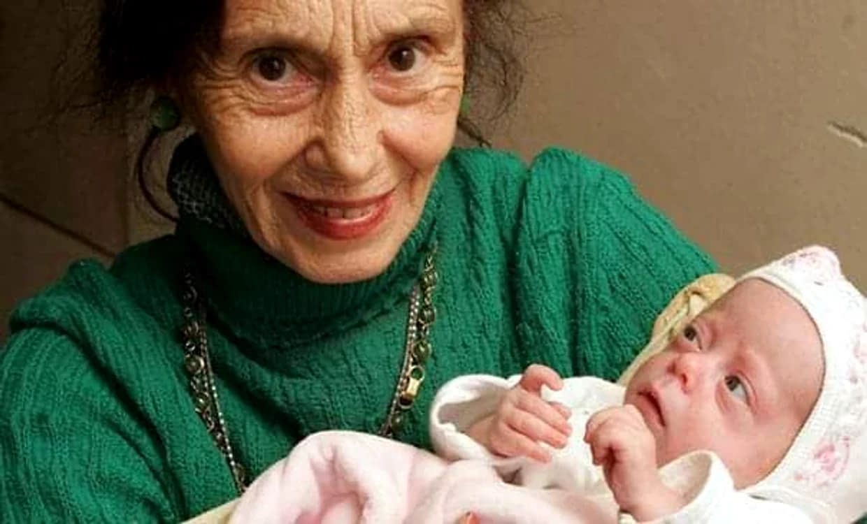 Adriana Iliescu, cea mai vârstnică femeie din lume care a dat naştere unui copil FOTO Facebook