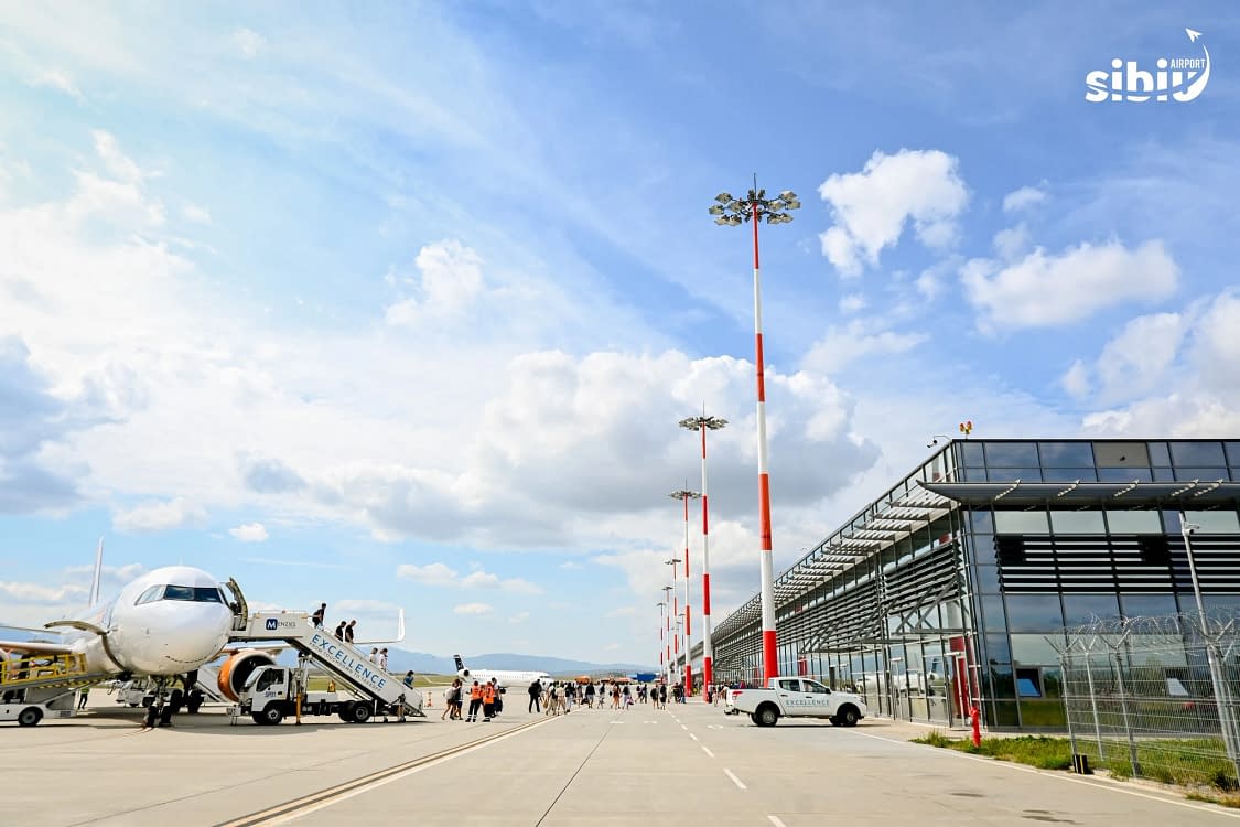 Aeroportul Internațional din Sibiu FOTO: CJ Sibiu