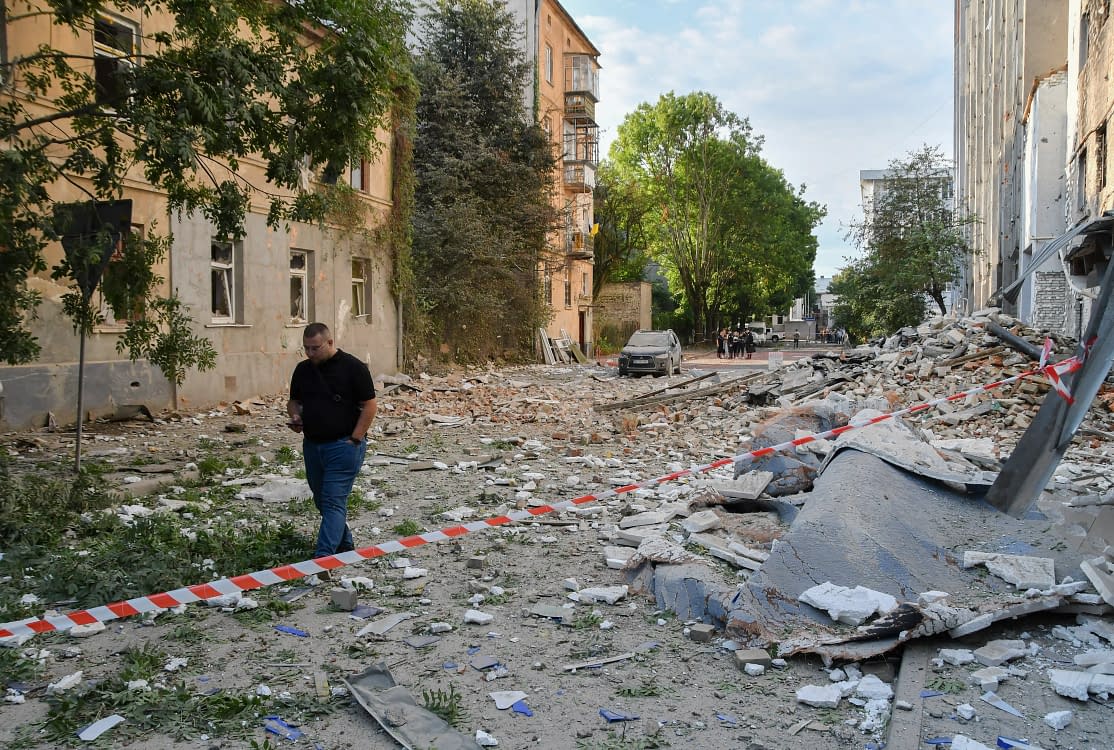 Rusia a lansat un baraj de drone și rachete asupra Ucrainei FOTO EPA-EFE