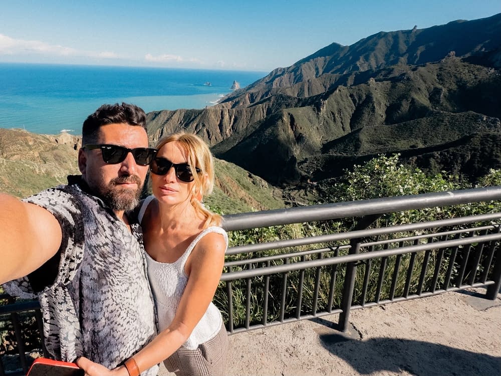 Cristina și Cipi, &icirc;n Tenerife FOTO: FB/Arhivă Personală