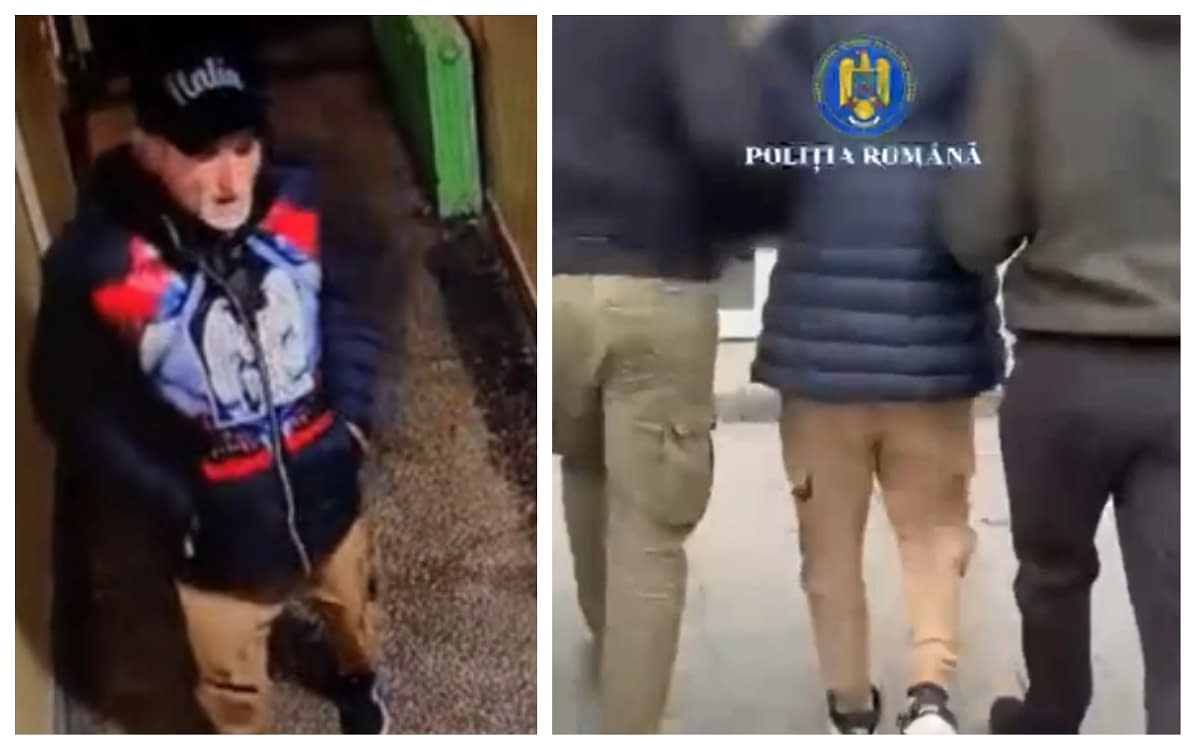 Agresorul a fost identificat de oamenii legii. FOTO: captură video