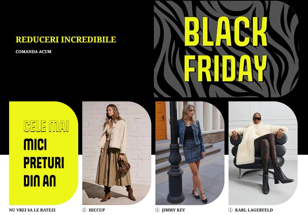 Black Friday la Fashion Days a venit în 2025 cu reduceri de până la 90% Foto Fashion Days