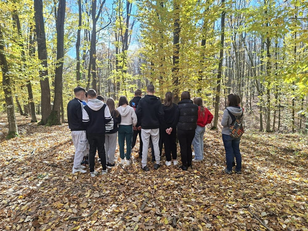 Copiii învață în mijlocul naturii FOTO Cosmin Zamfirache