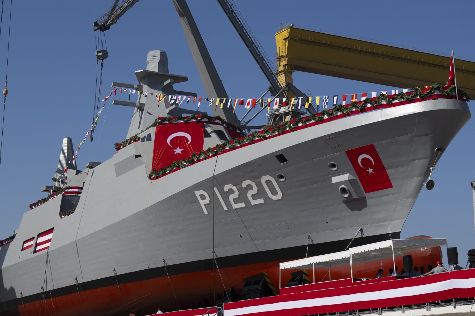 România cumpără o corvetă ușoară din Turcia, de care armata are „mare nevoie”, și pentru care va plăti 223 de milioane de euro România cumpără o corvetă ușoară din Turcia, de care armata are „mare nevoie”, și pentru care va plăti 223 de milioane de euro